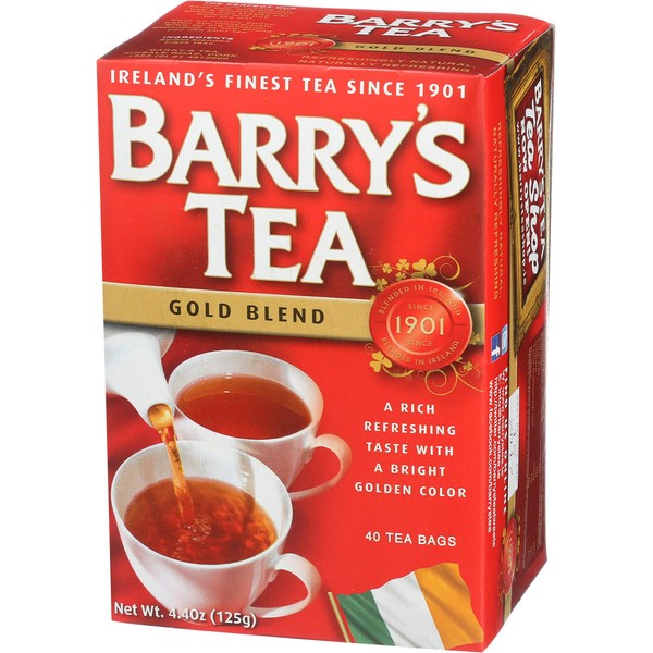Barry's Tea, Gold Blend, 40-Count (Pack of 12)