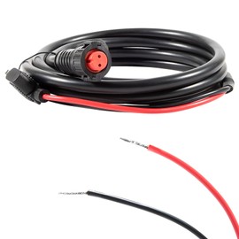 yourour 010-10922-00 2-Pin Power Cable Replacement Fits for Garmin GPSMAP 4008, 4010, 4012, 4208, 4210, 4212, 5008, 5012, 5015, 5208, 5212, 5215