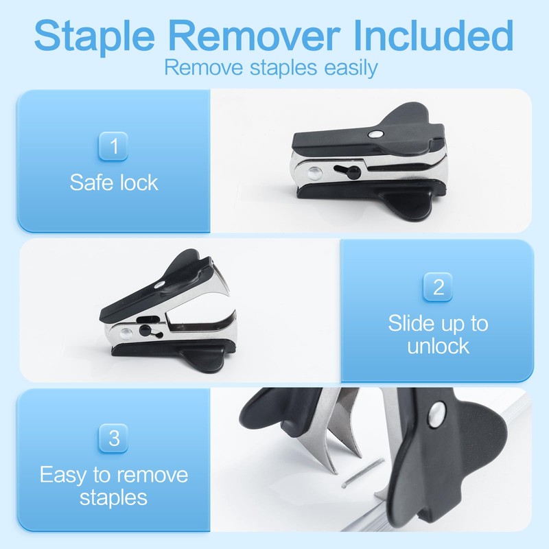 M&G Desktop Stapler Basic Stapler with 25 Sheet Capacity, Two