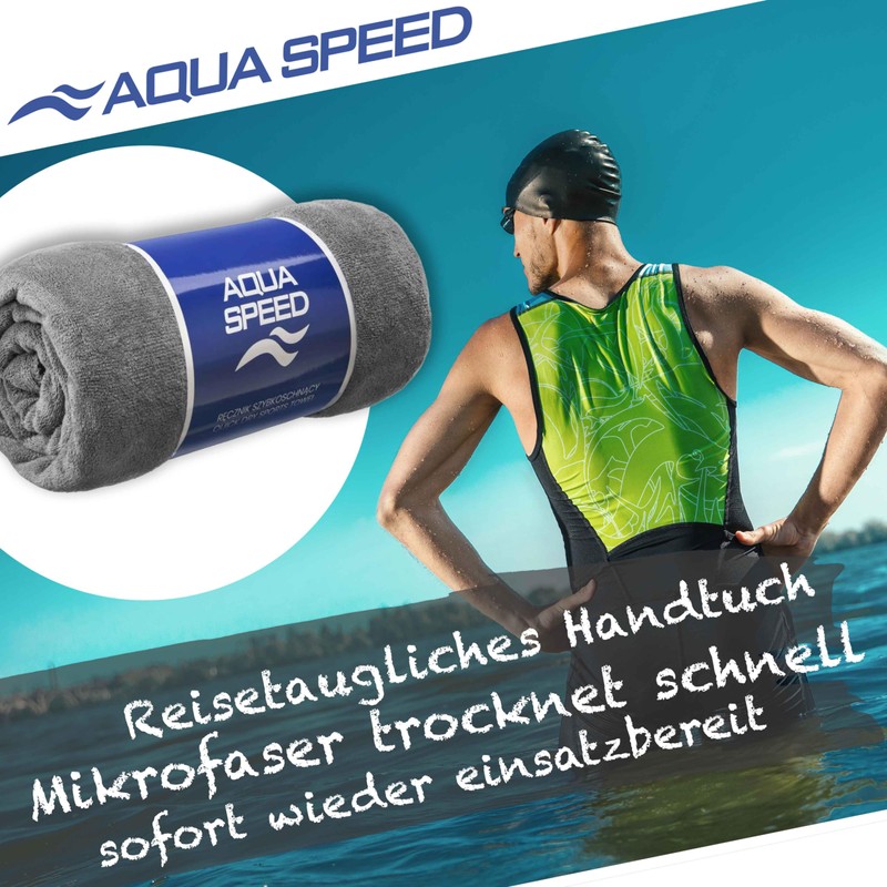 Aqua Speed Sports Towel Gym 70 x 140 cm Microfibre