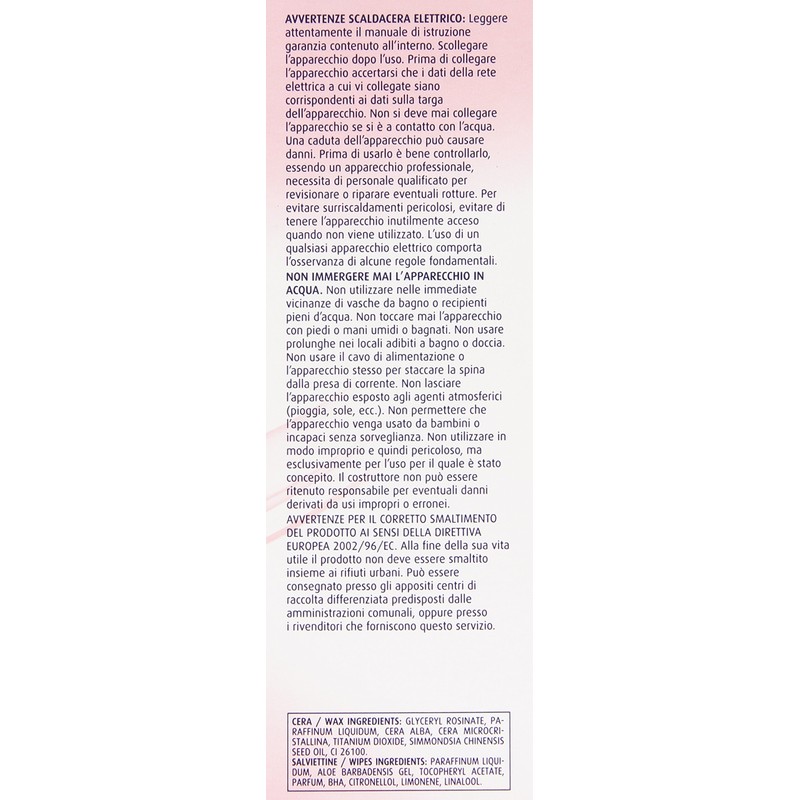 Depilzero Kit Scaldacera + Ricarica + Strisce Depilatorie + Salviettine