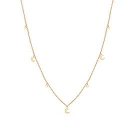 Elli Women's Necklace 925 Sterling Silver, Gold, No Gemstone