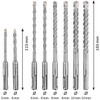 Bosch SDS Plus 8-Piece Hammer Drill Bit Set (for Concrete,