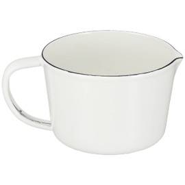 Pearl Metal Measuring Cup, White, 13.5 fl oz (400 ml), Hollow Measuring Cup, Blank Kitchen HB-4434