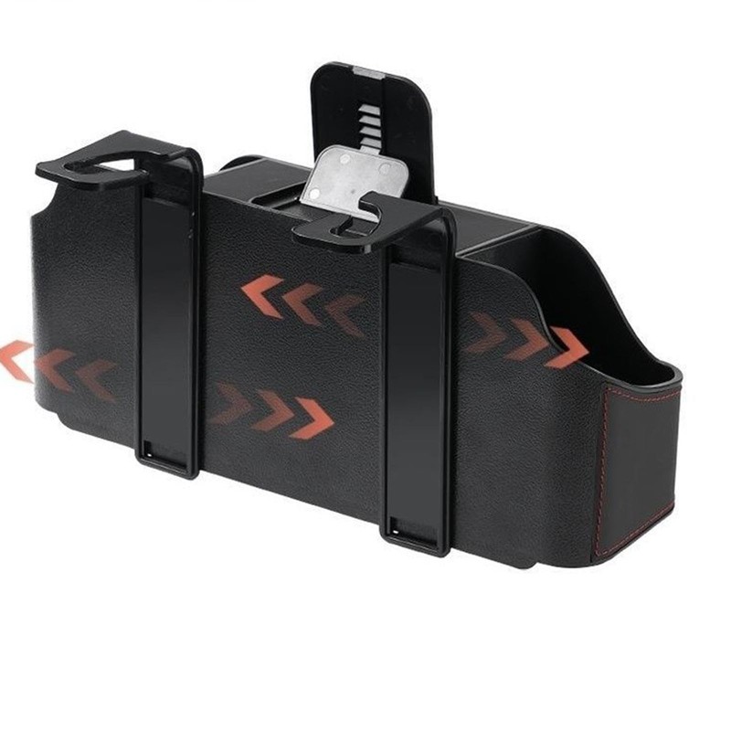 F Fityle Hanging Car Headrest Organizer with Tissue Box and