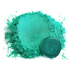 Eye Candy Premium Green Mica Powder Pigments (25gr) | Multipurpose DIY Arts and Crafts Additive | Acrylic, Woodworking, Bath Bombs, Resin, Epoxy, Soap, Fishing Lures (Peace Lilly)