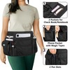Rexmica Waitress Apron with Multiple Pockets, Server Apron Half Apron