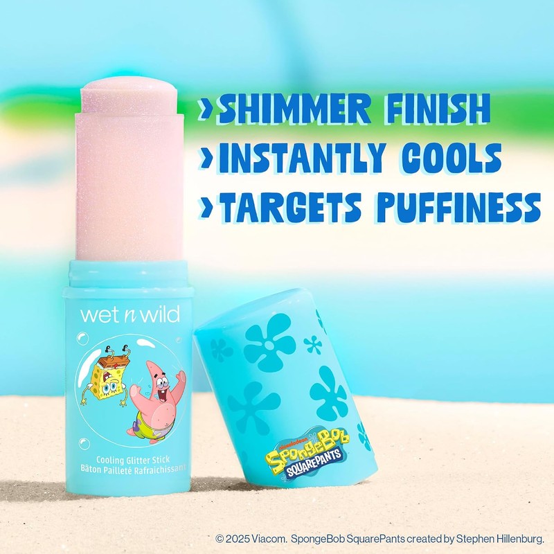 Wet n Wild Bob Esponja - Barra de purpurina refrescante,