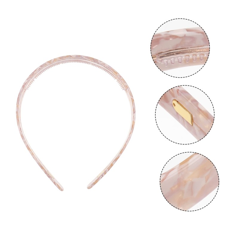 NOLITOY 1pc Non- Toothed Headband for Face Washing and Daily