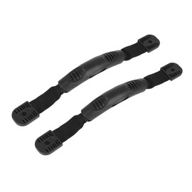 Hihaha 2pcs 10.62 Inch Kayak Handles Universal Rubber Carry Grab Handle with Single Hole Round Base Black for Kayak Boat Canoe Durable Material