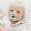 Ryan & Rose Cutie PAT Pacifier Teether (Flat, Grey)