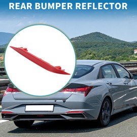 A ABSOPRO Rear Right Side Bumper Reflector No.92406AA000 Bumper Reflector Side Marker for Hyundai Elantra Sedan 2021-2023 Red