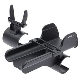 Tsuchiya Yak YAC VISOA U-A21 Overrod Holder for Multi-Bar Front/Rear Set [Load Rod on Top of Car Bar] Black