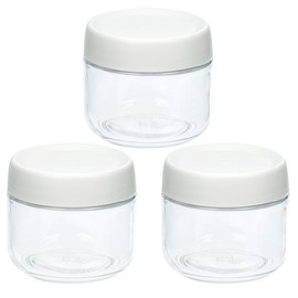 Povinmos 3Pack Overnight Oats Containers with Lids,10oz Glass Jar with Scew Lid,Salad Dressing Fruit Veggies Sauce Snacks Meal Prep Food Containers,Spice Jars,Wide Mouth Storage Containers