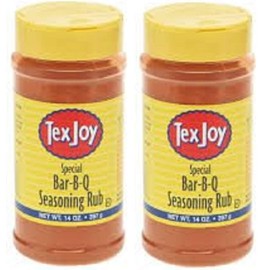 TexJoy Special BBQ Seasoning Rub 14oz Containers (Pack of 2)