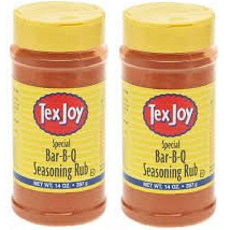 TexJoy Special BBQ Seasoning Rub 14oz Containers (Pack of 2)