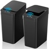 Bathroom Trash Can with Lid, KOEYLE 2 Pack 2.2 Gallon