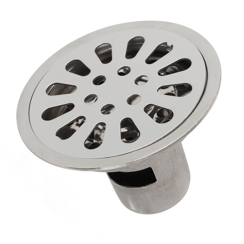 Floor Drain 3.5 Inch Stainless Steel Odor Resistant Deep Water