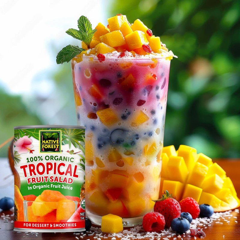 Native Forest Organic Tropical Fruit Salad - Canned Fruit in