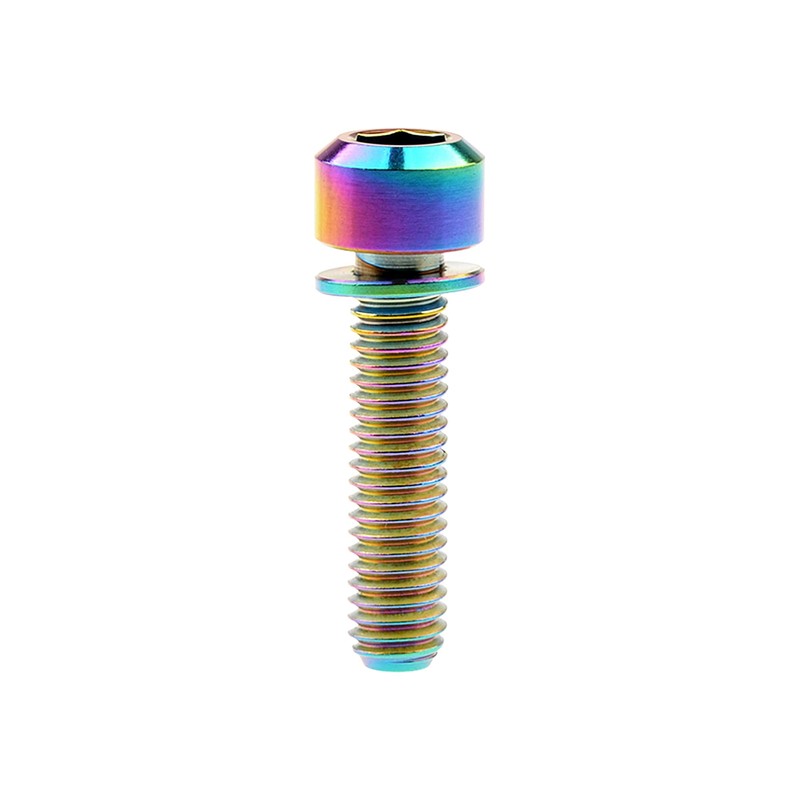 Titanium M6 x 25mm Allen Hex Bolts with Washers Screw