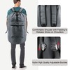 BeeGreen Laundry Backpack Bag Extra Large Heavy Duty, Grey, 16"*32",