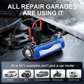 NJBESTJOY Car Jump Starter Air Pump Emergency Power Supply Mobile Power Supply TS03 (10000mah)