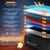 Grothery 5200°F Fireproof Document Organizer with Lock Fireproof & Waterproof