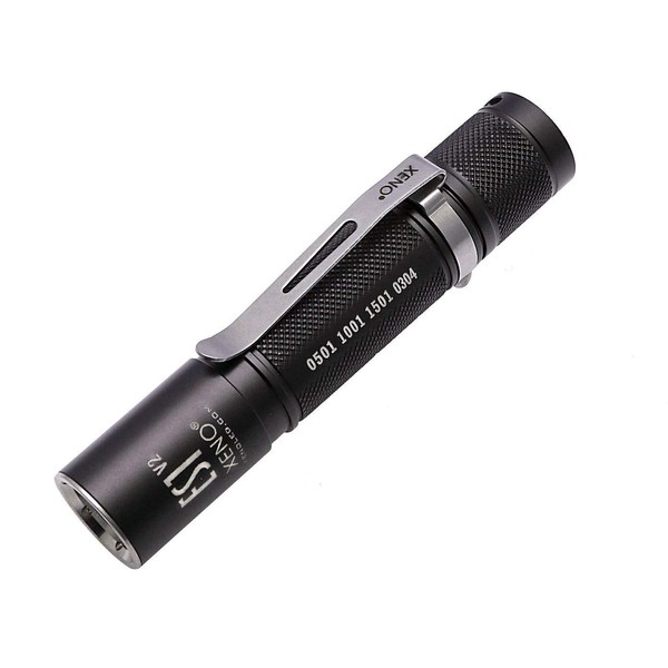 Xeno Waterproof Mini Military Standard Cree LED Flashlight ES1 with AA battery1 - CW (Cool White)