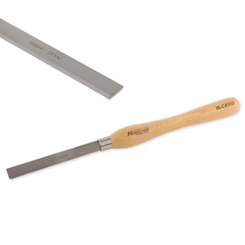 Hurricane Turning Tools, CryoCut Series, HTT-507, M2 Cryo 3/4" Square End Scraper for Woodturning