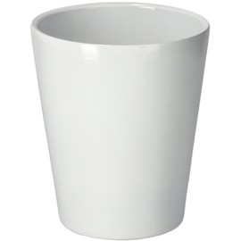 KOTARBAU® Ceramic Flower Pot Planter for Orchids Height 150 mm Diameter 120 mm White