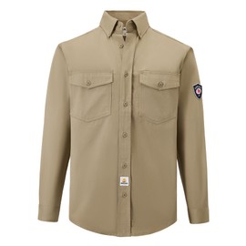 VANLENS FR Shirt Flame Resistant Work Shirt Men's Cotton 7.5oz Welding Shirt