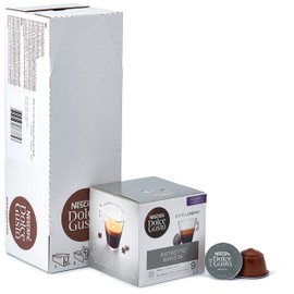 NESCAFE Dolce Gusto Ristretto Barista Coffee Pods - total of 48 Espresso Barista Coffee Capsules - Coffee Intensity 9 - Dark Roast Coffee (3 Packs)