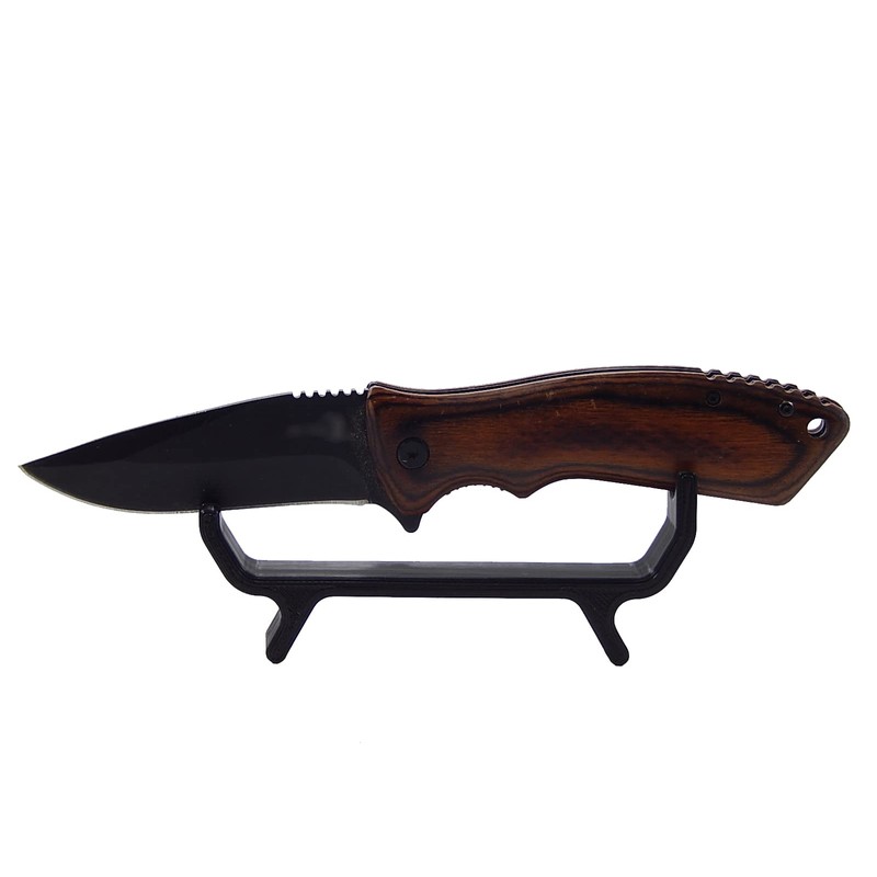 Black Knife Display Stand Rack Holder Organizer For 1 Single