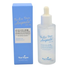 Your Vegan Rice Bran ampolla facial de arroz 45 ml | ilumina día/noche piel normal