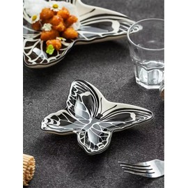 Ceramic Spoon Rest for Stove Top Cute Butterfly Shaped Spoon Holder for Kitchen Countertop Cooking Kitchen Spoon Rest Utensil Rest Spatula Rest Small