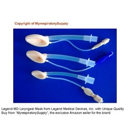 Legend MD Laryngeal Mask Airway, Size 5, Silicon, Disposable, LMA