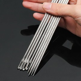 JIHUOO Professional Upholstery Needles Large Eye Hand Sewing Needles Long Sewing Needles Large Hole Embroidery Needles Craft Projects Tapestry Needles for Yarn Crochet 15cm Pack of 3