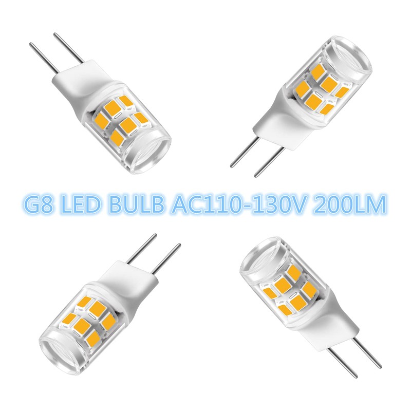 Sriomny G8 LED Bulb 2W, 20 25 30 Watt T4