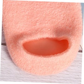 FOMIYES 1pair Gel Moisturizing Heel Socks for Cracked Portable Ankle Protector Breathable Foot Care Socks Orange for Everyday Use and Comfort