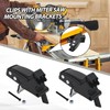 AXGSRV 1 Set Clips with Miter Saw Mounting Brackets, Replacement