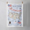 Fish Kiss® 16"x24" New Hampshire Map Dish Towel is of