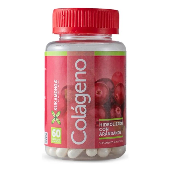 Colgeno con Arndano 60 Cpsulas Reafirma la Piel Fortalece Uas