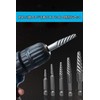 YFFSFDC Screw Extractor, Set of 5, Screw Removal, Broken Screws,