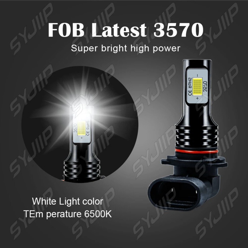CHUSYYRAY For Hummer H3 2006-2010 6000K 4pcs LED Headlight Hi/Lo+Fog