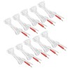 10pcs / bag 2.35mm 1.8m 2‑In‑1 Pin Type Electrode Lead