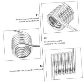 Gatuida 6pcs Heavy Duty Horizontal Jack Springs for Car Hydraulic Springs for Easy Installation Practical Accessories for Daily Use