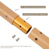 8 FT Handrails for indoor&outdoor stairs,deck,slope,Modern Aluminum Handrail Set, Wall-Mounted