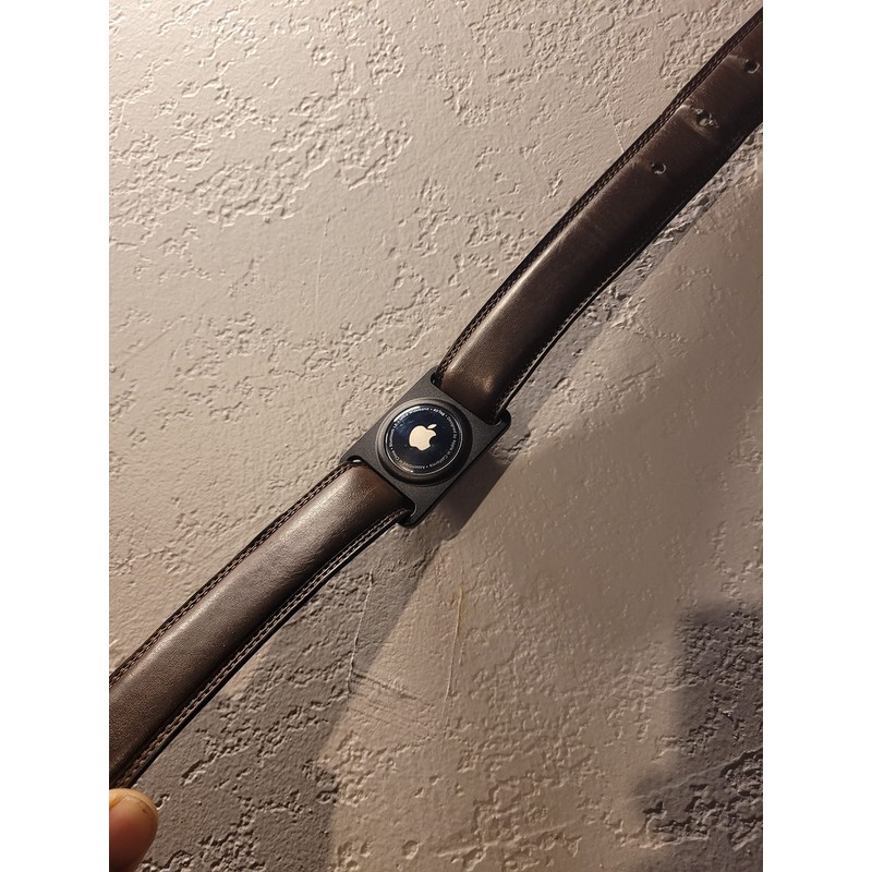 Aluminum 2 Piece Airtag Case (Black)