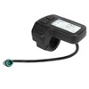 Electric Bicycle LCD Display Waterproof Connector Data Display Meter 24V