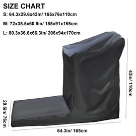 UCARE Treadmill Cover Outdoor Running Machine Dustproof Waterproof Cover Black Home Gym Treadmill Waterproof Protection Covers for Non-Folding & Folding Treadmills (L: 80.3x36.6x66.3in/206x94x170cm)